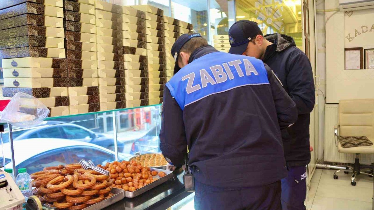 Elazığ’da zabıta ekiplerinden yılbaşı öncesi denetim