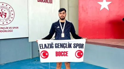 Elazığlı sporcu Türkiye 3’üncüsü oldu