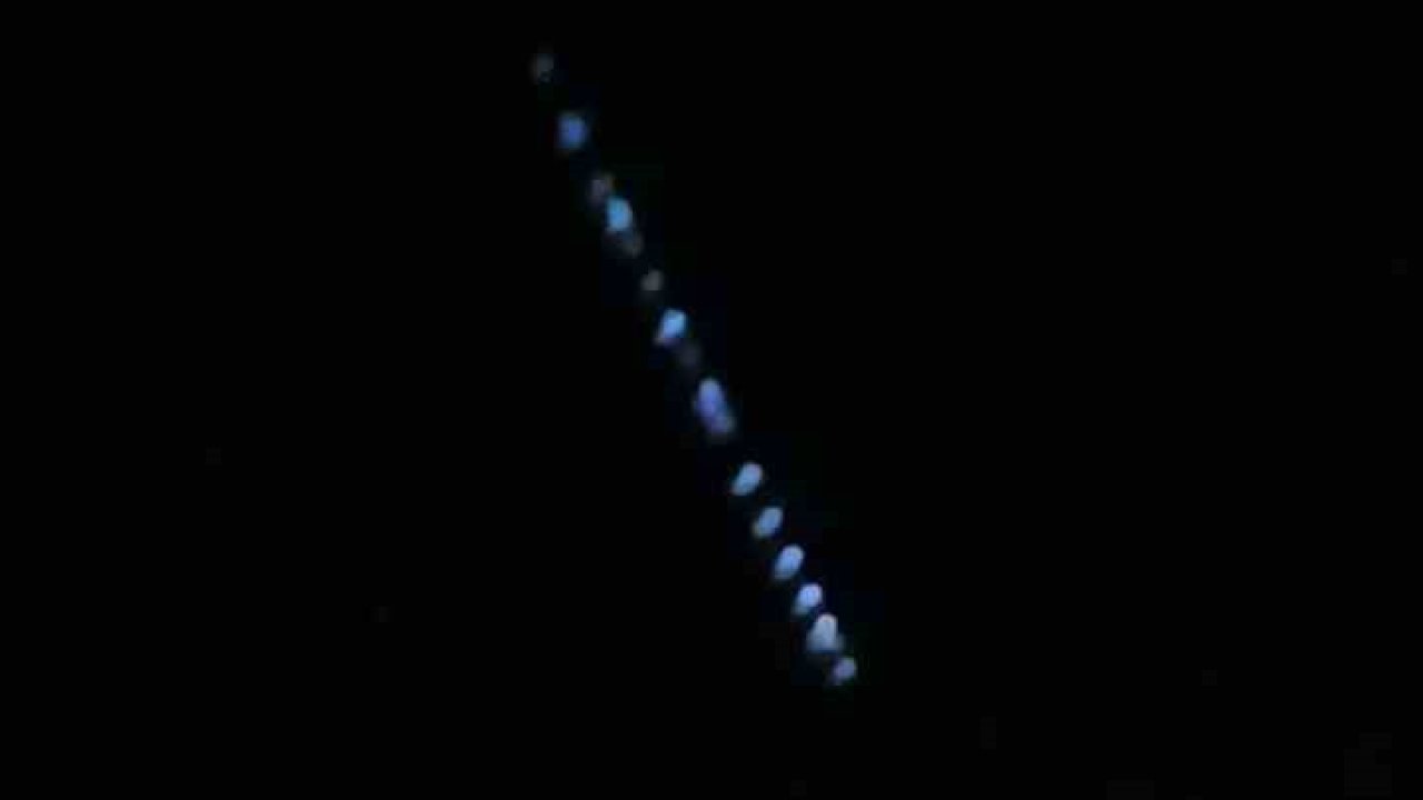 Elon Musk’ın ‘Starlink uydu zinciri’ Erzincan semalarında görüldü