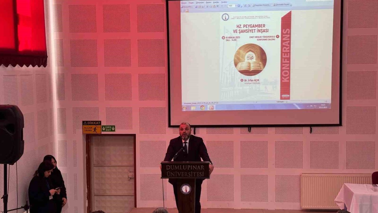 Emet MYO’da "Hz. Peygamber ve Şahsiyet İnşası" başlıklı konferans