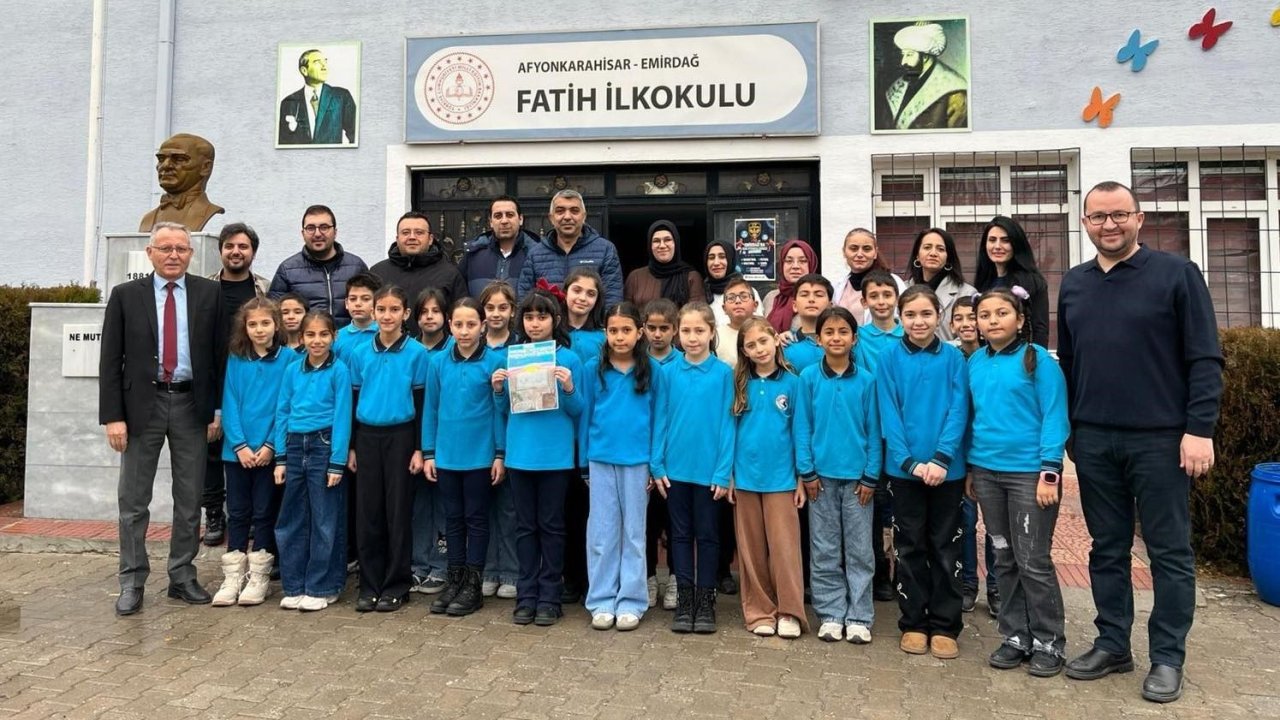 Emirdağ Fatih İlkokulu ‘İlkokullar Arası En İyi Cümle / Afiş Yarışması’nda birinci oldu