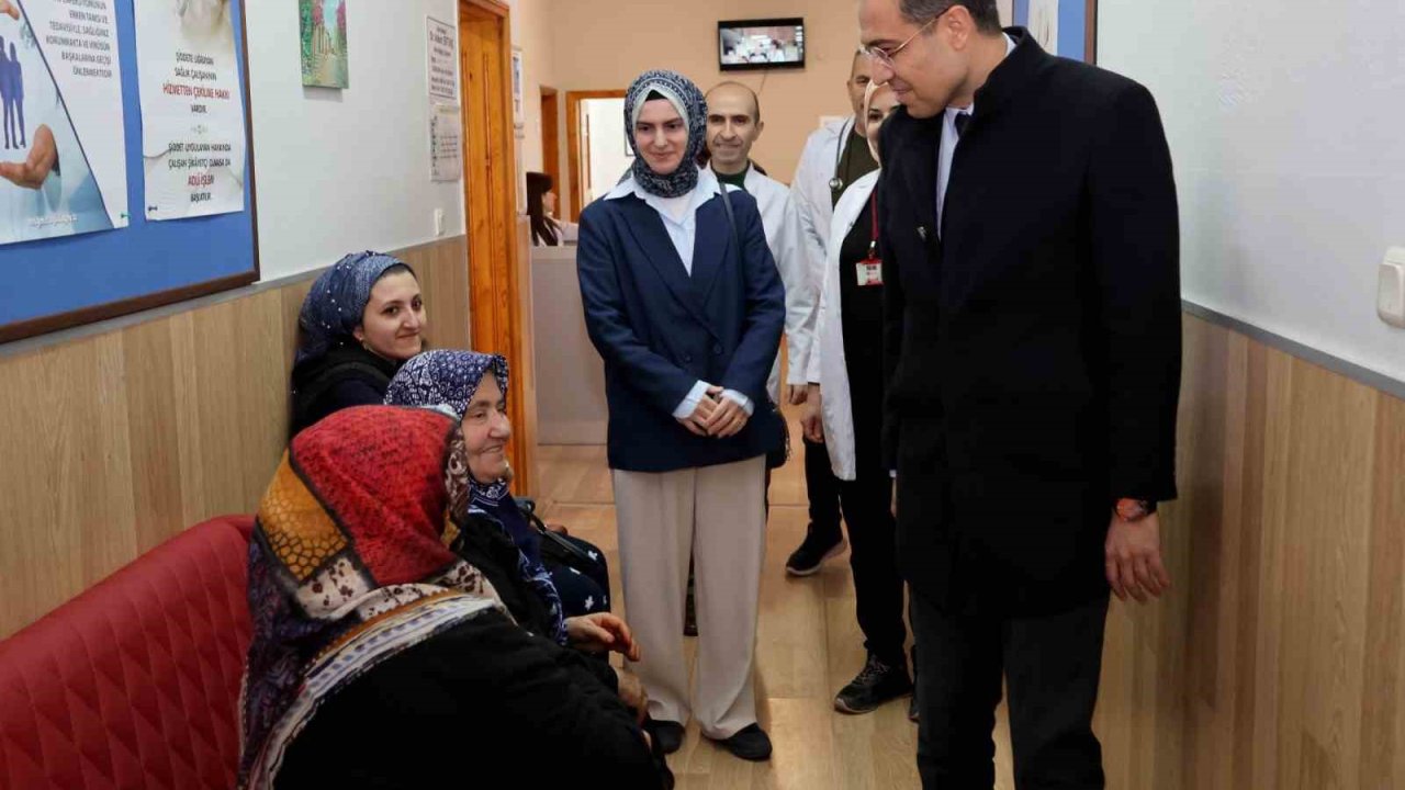 Erşan’dan aile sağlığı merkezlerine ziyaret