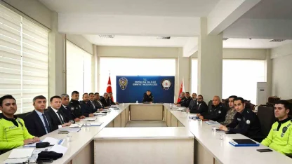 Erzincan’da yeni yıl tedbirleri masaya yatırıldı