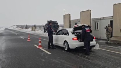 Gaziantep’te jandarmadan 2 bin 60 personelle yılbaşı ve kar yağışı tedbiri