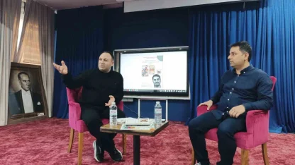 Genç kalemler usta yazarla buluştu