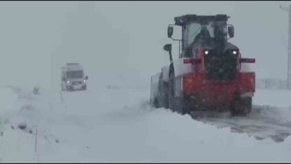 Gercüş’te kardan kapanan 45 köy yolu ulaşıma açıldı