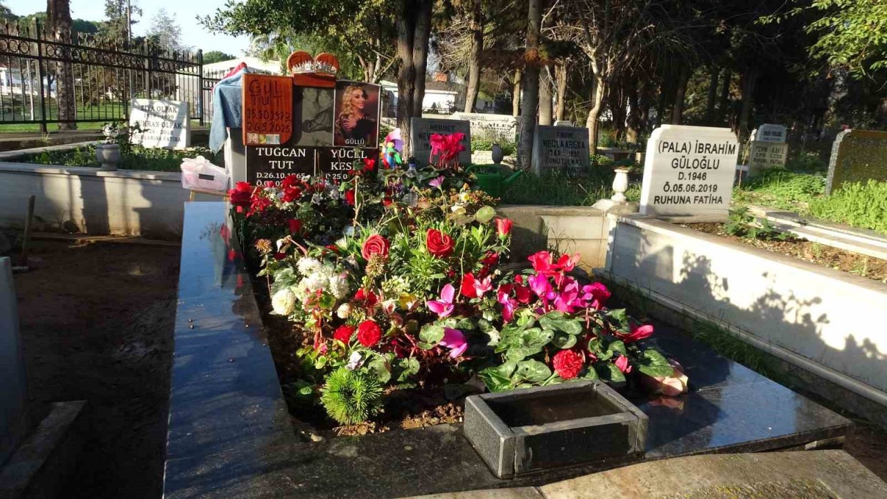 Güllü’nün mezarı gül bahçesine döndü