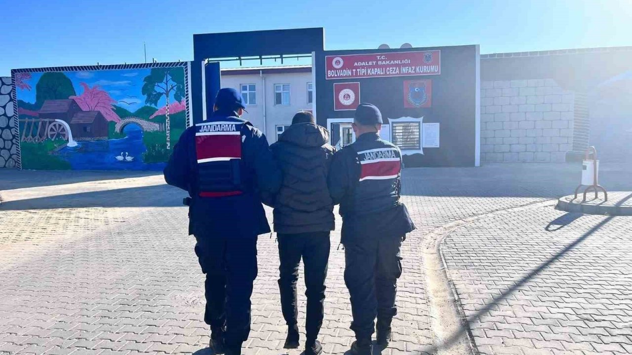 Hapis cezasıyla aranan şahsı jandarma yakaladı