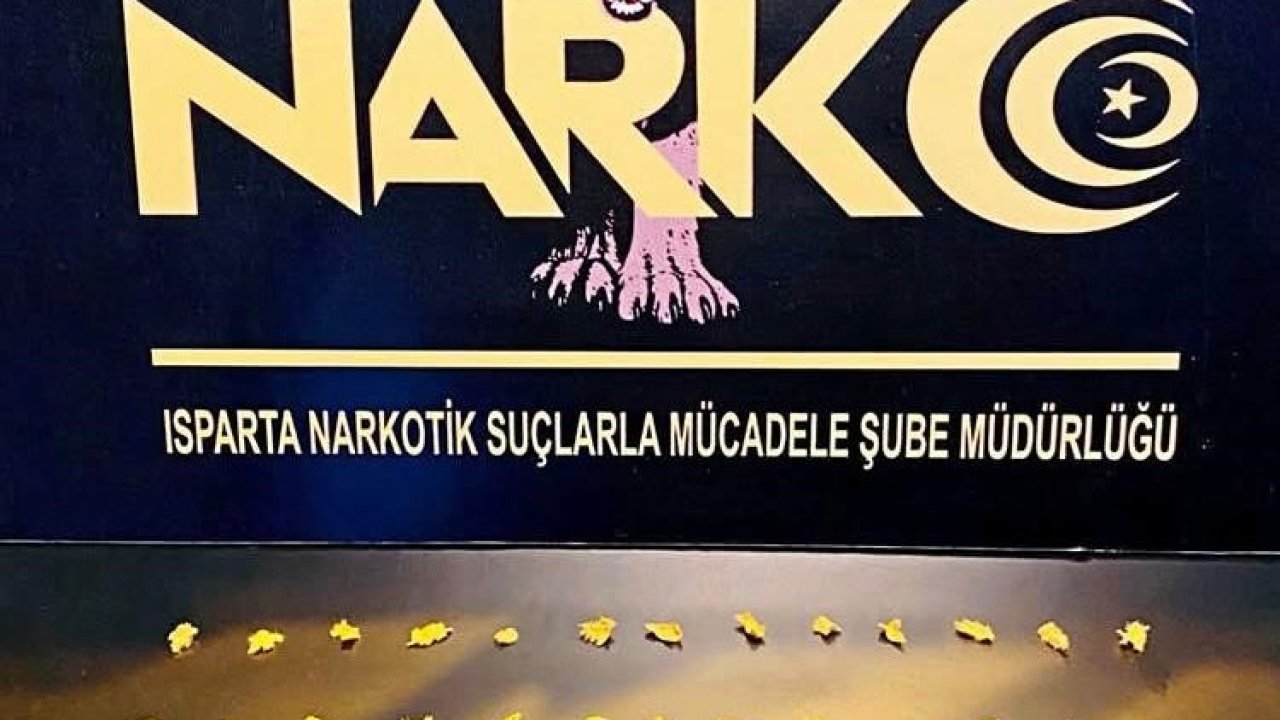 Isparta’da uyuşturucu ele geçirildi: 2 şüpheliye adli işlem