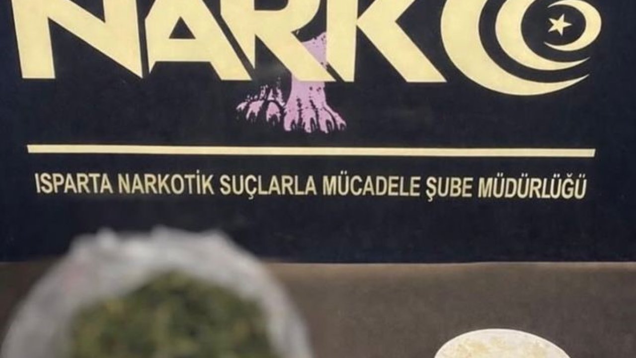 Isparta’da uyuşturucu operasyonunda 2 gözaltı