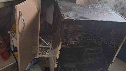 İtfaiyenin hızlı müdahalesiyle alevler diğer odalara sıçramadan söndürüldü