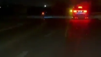 Jandarmadan kaçan motosikletli kaza yaptı: 2 yaralı