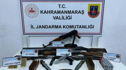 Kahramanmaraş’ta kalaşnikov ele geçirildi: 1 tutuklama