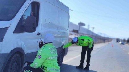 Kahramanmaraş’ta kış lastiği uygulaması