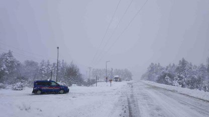 Karabük’te 112 köy yolu ukaşıma kapandı