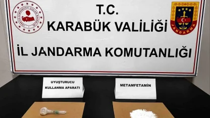 Karabük’te 70 adet sentetik ecza hap ele geçirildi