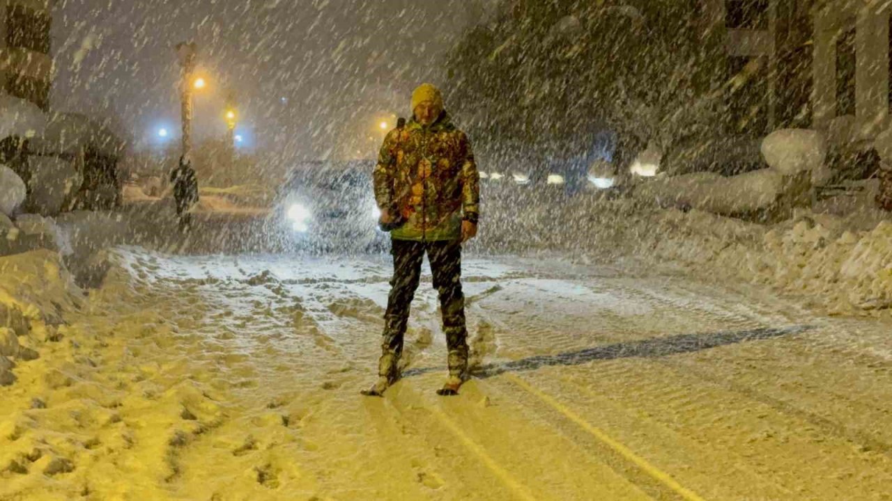 Karabük’te kar çilesi ve eğlence bir arada
