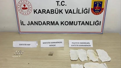 Karabük’te uyuşturucu operasyonu: 2 gözaltı