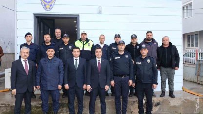 Karacasu’da tayini çıkan savcı ve mal müdürü onuruna veda yemeği