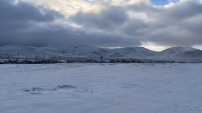 Karapınar’da beklenen kar geldi