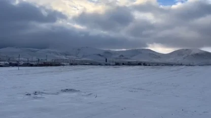 Karapınar’da beklenen kar geldi