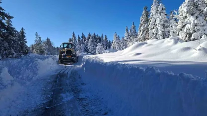 Kastamonu’da kapalı köy yolu sayısı 377’ye düştü