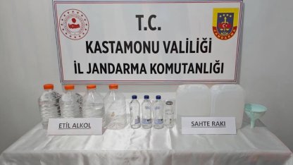 Kastamonu’da yılbaşı öncesi kaçak alkol operasyonu