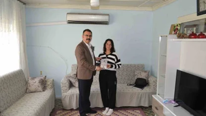 Kaymakam Ateş, öğrencilerin misafiri oldu