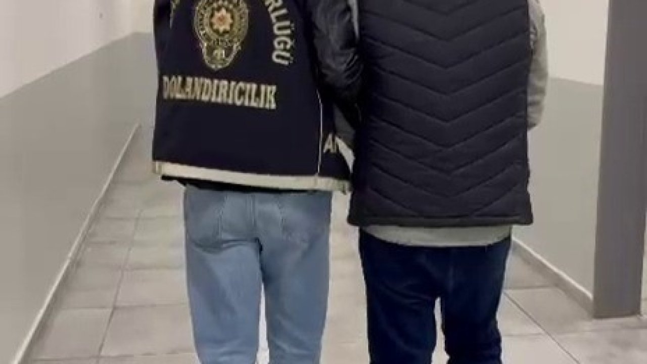 Kendisini polis olarak tanıtan dolandırıcı tutuklandı