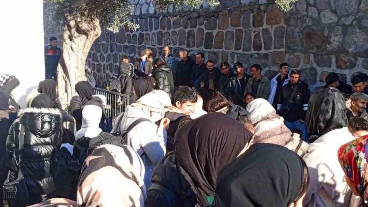 Kiralık evde 82 düzensiz göçmen yakalandı