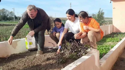 Kızılırmak Deltası’nda çocuk çiftçiler yetişiyor