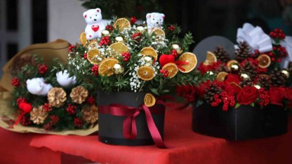 Konya’da kokina çiçeği yılbaşı öncesi ilgi görüyor