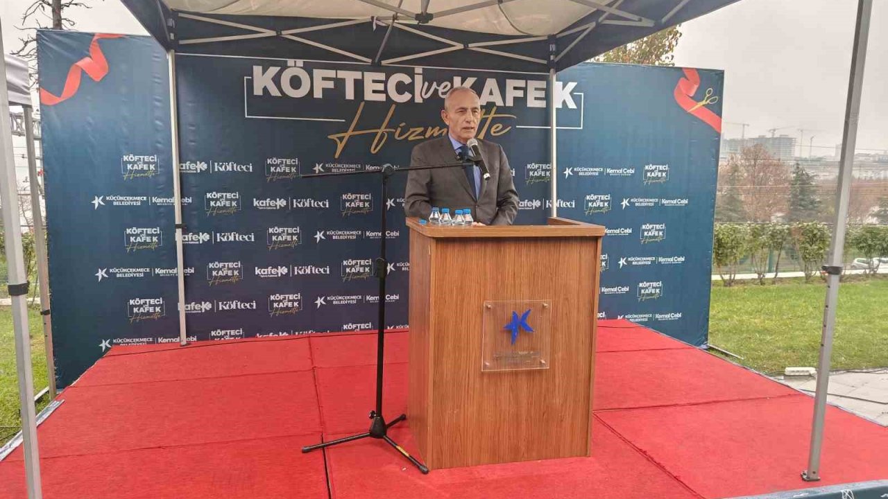 Küçükçekmece’de Kafe K hizmete açıldı