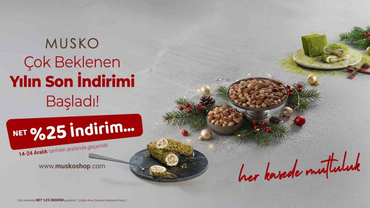 Kuruyemişte yeni yıl indirimleri