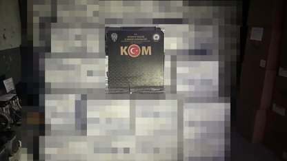 Kütahya’da durdurulan araçta 5 milyon makaron ele geçirildi