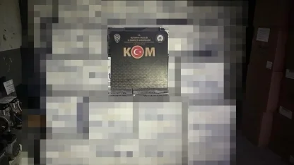 Kütahya’da durdurulan araçta 5 milyon makaron ele geçirildi