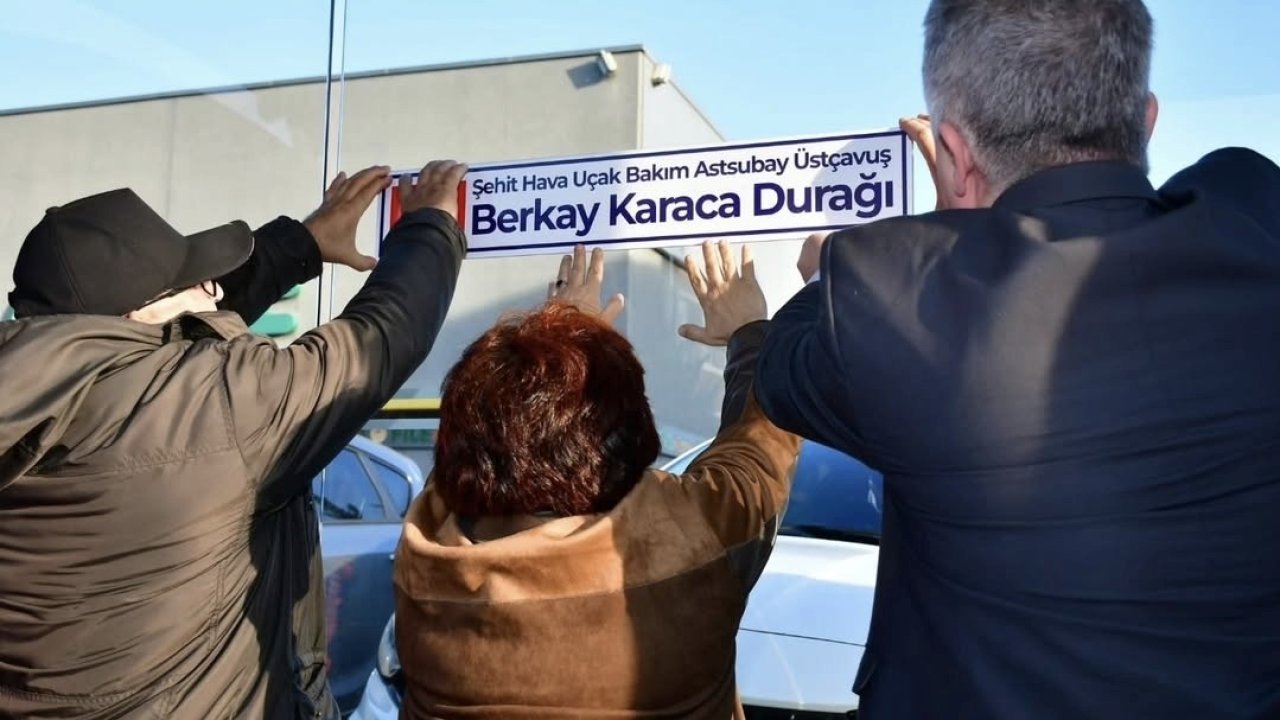 Lüleburgaz’da şehidin ismi sokağa ve durağa verildi