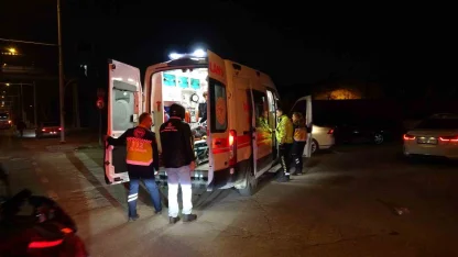 Malatya’da motokurye kazada yaralandı