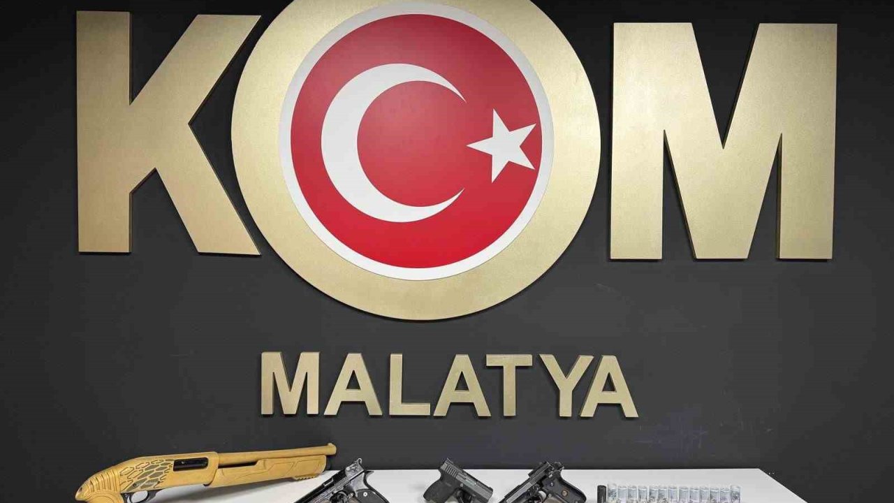 Malatya’da ruhsatsız silah operasyonu: 1 gözaltı