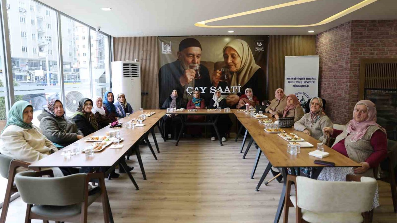 Mardin Büyükşehir Belediyesinden 65 yaş üstü bireyler için "Sağlıklı Yaşam Çay Saati" etkinliği