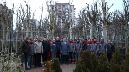 Melikgazi Belediyesi, yeni ağaçlarla nefes olmaya devam ediyor