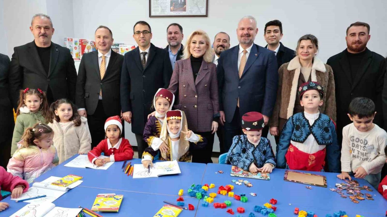 Menemen Belediyesi Seyrek Anaokulu coşkulu törenle açıldı