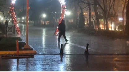 Meteoroloji uyardı, Tekirdağ’da kuvvetli yağış etkili oldu