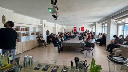 MSKÜ’de turizm sektöründe içecek hazırlanması alanında uygulamalı eğitim