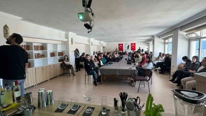MSKÜ’de turizm sektöründe içecek hazırlanması alanında uygulamalı eğitim
