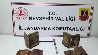 Nevşehir’de tarihi eser değeri taşıyan 2 adet Tevrat bulundu