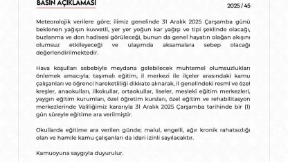 Niğde’de eğitme bir gün ara verildi