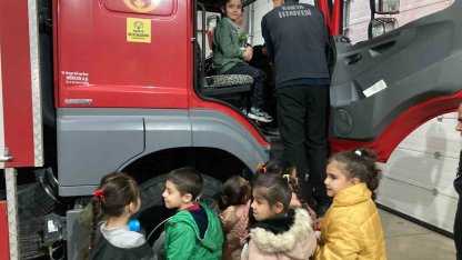 Öğrenciler yangın eğitimiyle bilinçlendi