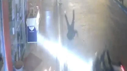 Osmaniye’de motosiklet kazası kamerada