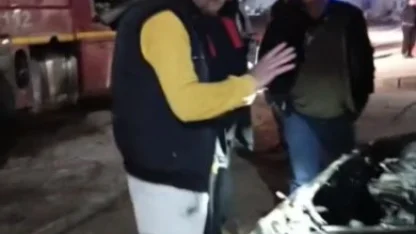 Osmaniye’de park halindeki otomobilde yangın